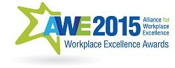 AWE 2015 workplace excellent award banner