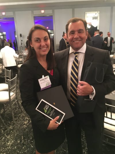 Andrea Malik Roe and Bill Miller of CRH Healthcare