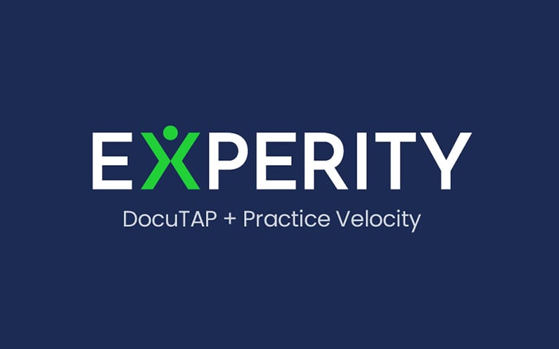 Experity DocuTAP + Practice Velocity logo