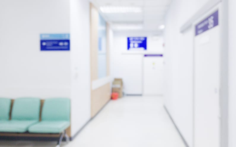 Image of hospital hallway