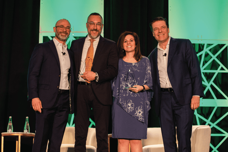 2022 Experity Limelight Award Winners on Stage at Urgent Care Connect