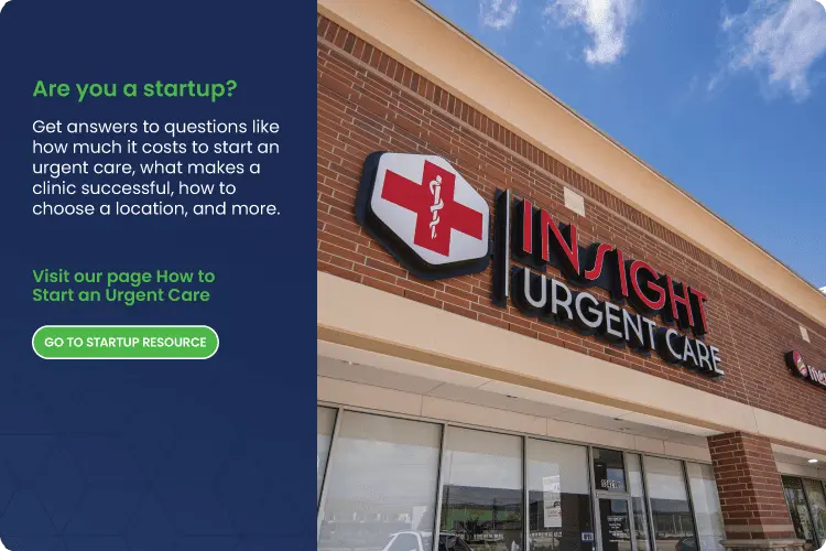 urgent care storefront signage
