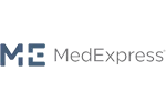 Logo for MedExpress, featuring the letters "ME" in blue followed by the word "MedExpress" in gray text.